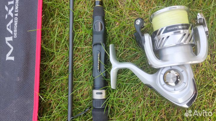Спиннинг maximus zircon & катушка crossfire LT3000