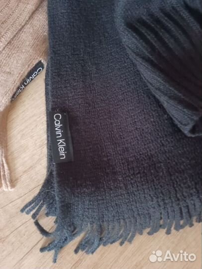 Шапка и шарф Calvin Klein новые