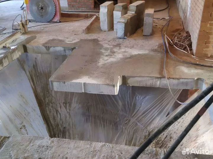 Алмазная резка бетона - проемов/перекрытий