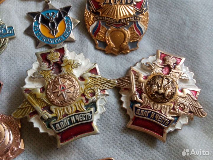 Значки мчс,досааф и др