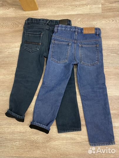 Джинсы утепленные для мальчика 116