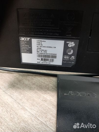 Монитор Acer V193