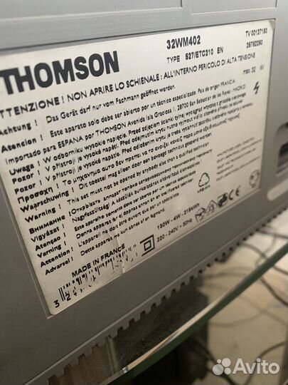 Телевизор thomson 32