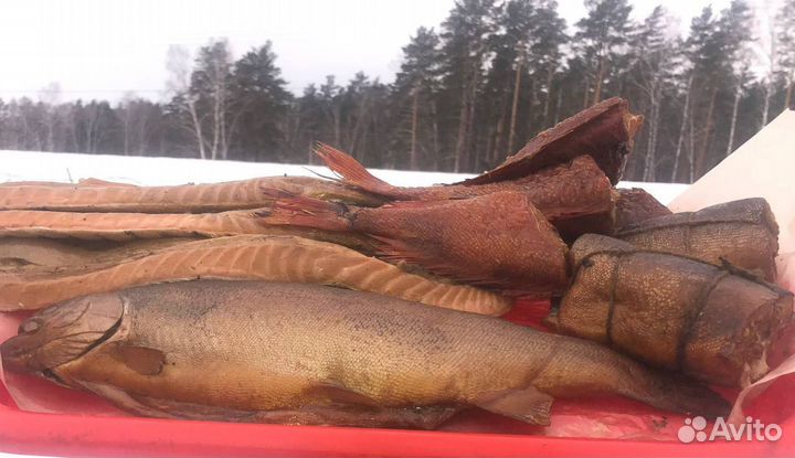Копченая рыба натурального копчения и соления