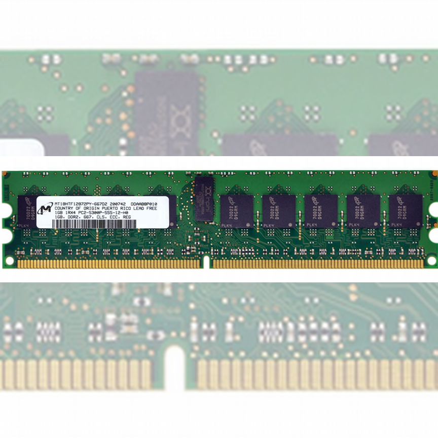 [MT18HTF12872PY-667D2] Оперативная Память Micron 1gb Mt18htf12872py-667d2