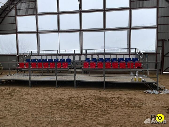 Разборная спортивная трибуна на 50 мест