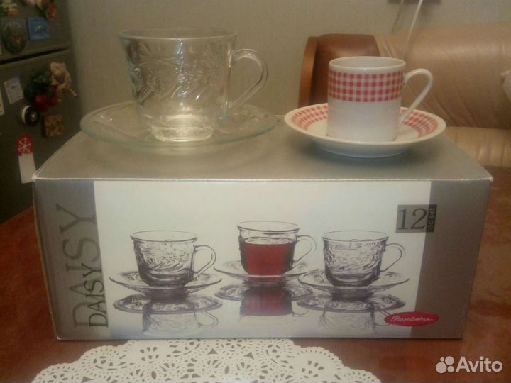 Чайные и кофейные пары новые в коробках