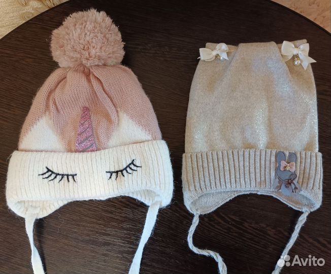 Детские шапочки для девочек