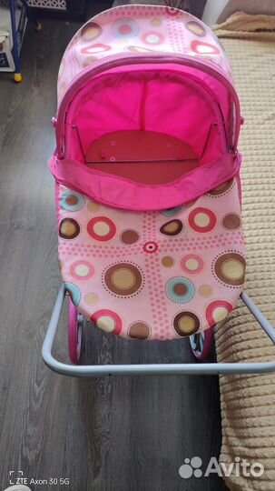 Коляска кукольная+переноска