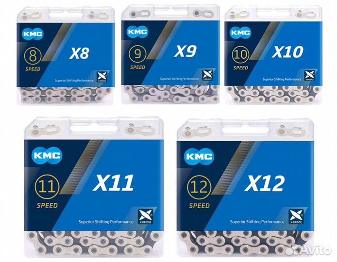 Цепь KMC X12 X11SL E11 X11 X9 X8 X11EL
