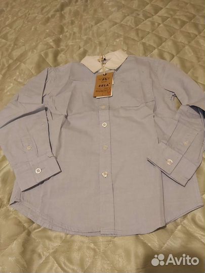 Новая рубашка для мальчика Sela 116