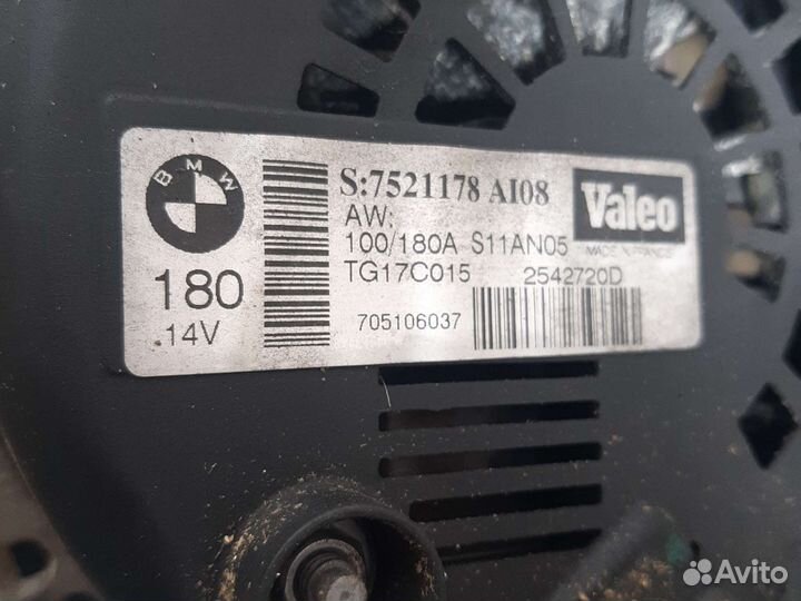 Генератор 180А BMW E60 N52B30AF