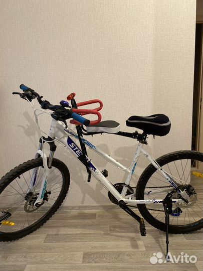 Детское кресло для велосипеда на раму