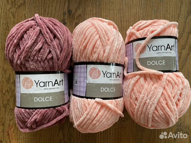 Пряжа для вязания плюшевая yarn art dolce