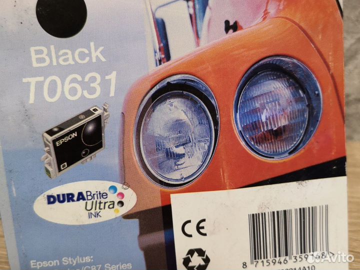 Картриджи Epson T0631 Black