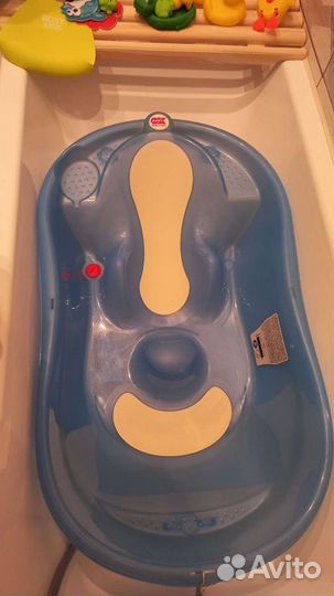 Ванночка, круг на шею, сиденье в ванну, кокон