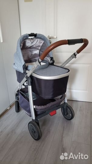 Uppababy cruz коляска 2 в 1 комплект с люлькой