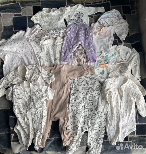 Вещи пакетом на девочку 68
