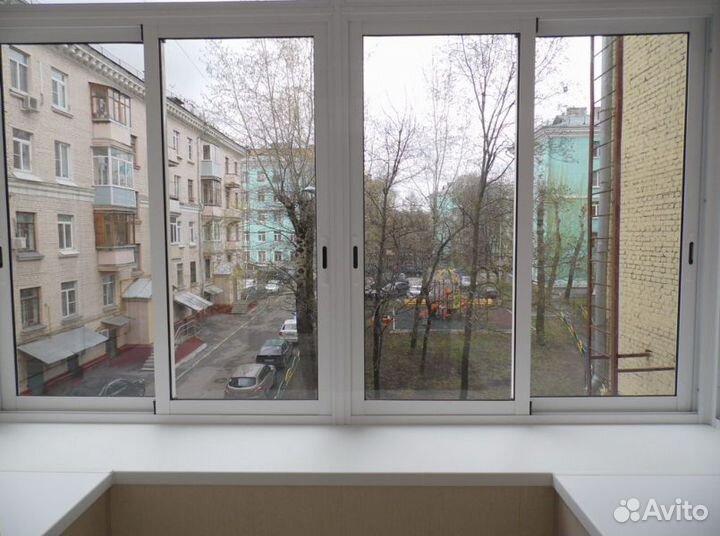 Холодное раздвижное остекление