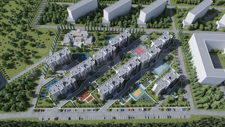 1-к. квартира, 42 м², 2/9 эт.