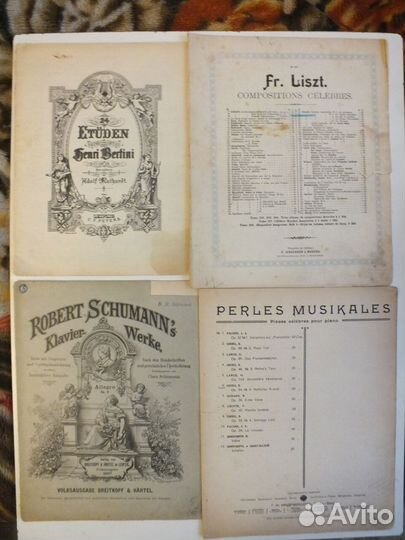 Ноты для пианино: А Скрябин,Шуман,Шопен и др