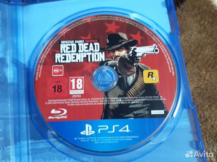 Red dead redemption 1 ps4 диск(18+)