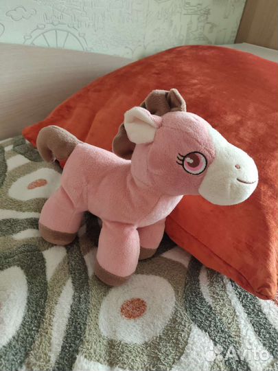 Игрушка пони розовая