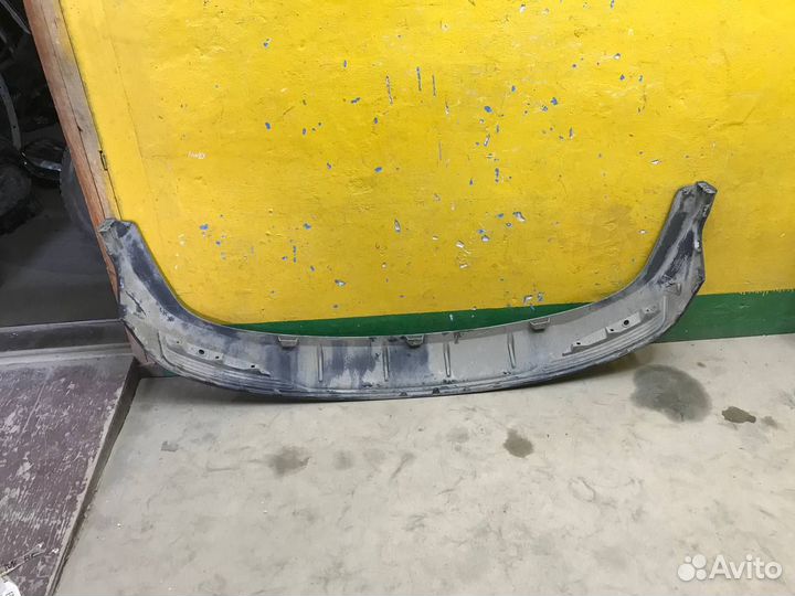 Юбка спойлер заднего бампера Hyundai Solaris