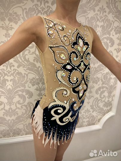 Купальник по художественной гимнастике 128