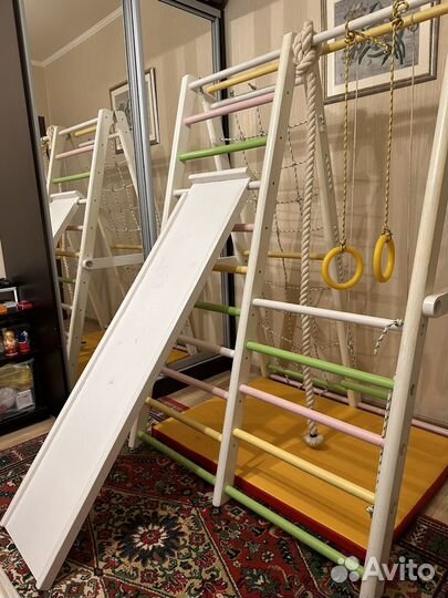 Игровой комплекс с приставной горкой/лесенкой