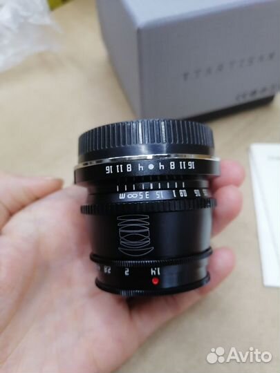 Объектив TTartisan 35 мм F1.4 APS-C для micro 4/3