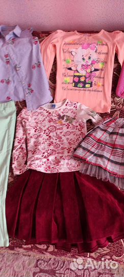 Костюм, лосины, юбка, блузка