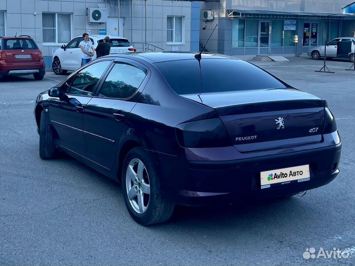 Peugeot 407 2.0 AT, 2007, 200 000 км