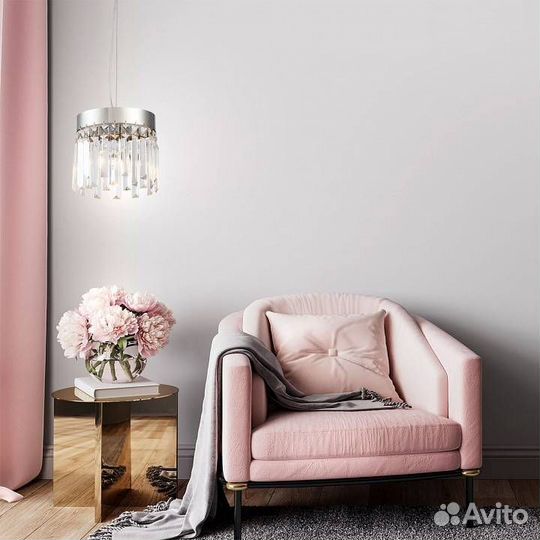 Подвесной светильник Indigo Lacrima 12026/1P Chrome