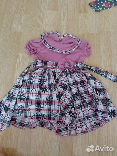 Платье для девочки от 12мес до 4лет