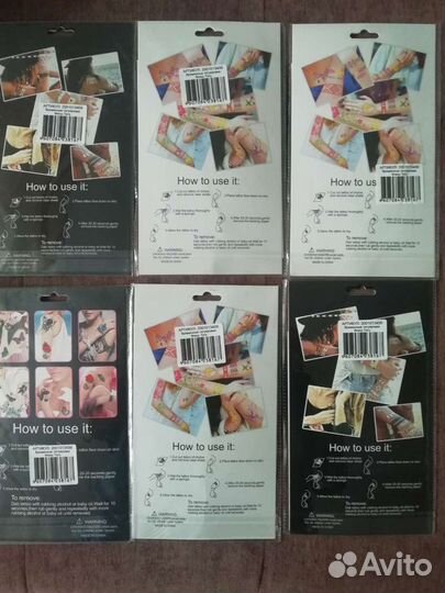 Татуировки временные