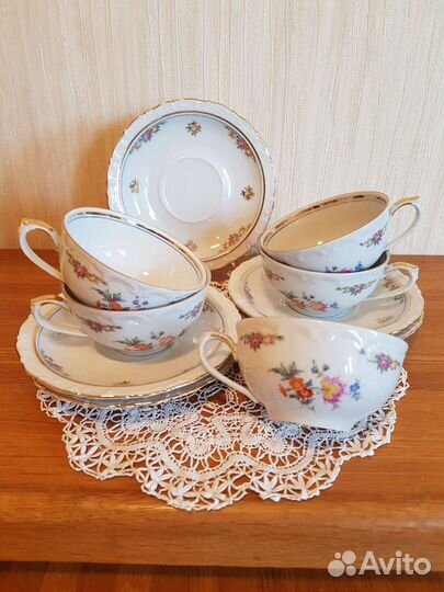 Чайный сервиз kahla Чертополох, зик, Дулево