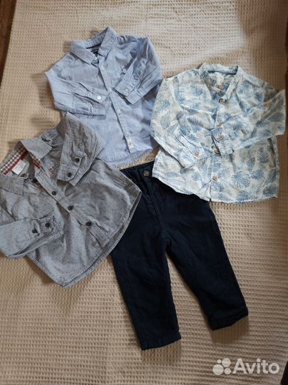 Рубашка zara, kiabi костюм