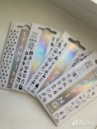 Пластины для стемпинга новые