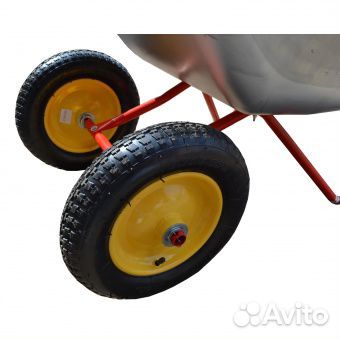 Тачка садовая двухколесная 85 л (90 кг)