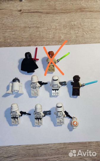 Lego star wars минифигурки оригинал