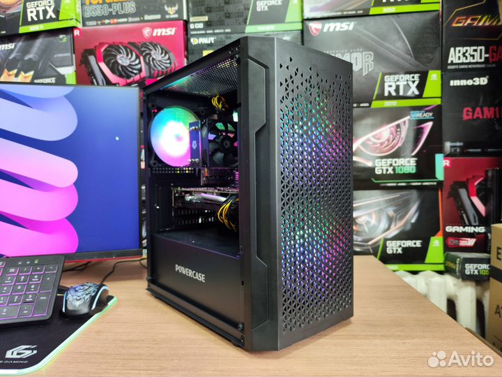 Игровой пк Intel i3-10105/ RX580 8Gb/ SSD512gb