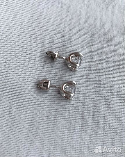 Серьги гвоздики пуссеты