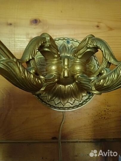 Светильник бра люстра ампир СССР бронза
