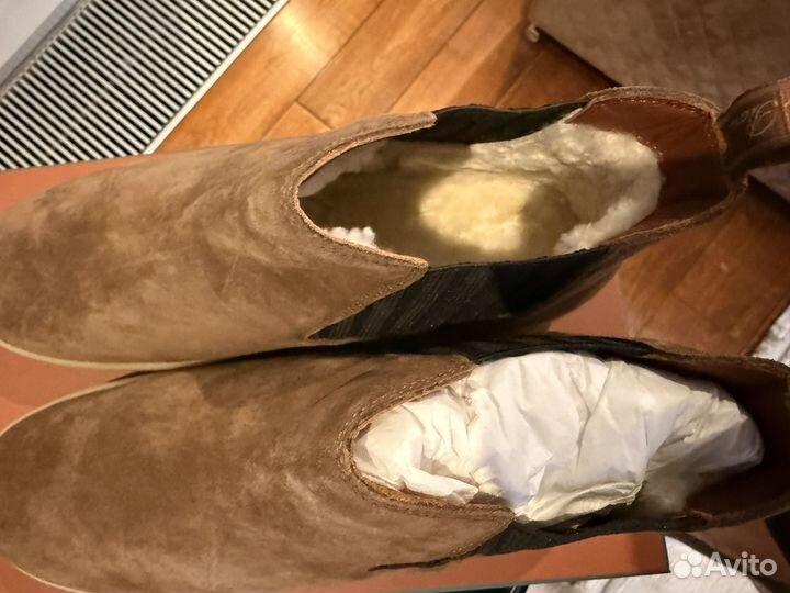 Loro Piana ботинки с мехом новые