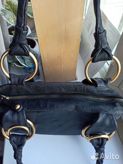 Сумка женская натуральная кожа бу