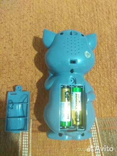 Детская развивающая игрушка кот телефон