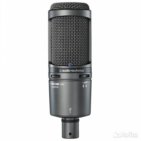 Микрофон Audio-Technica AT2020USB+ USB, черный 8AT