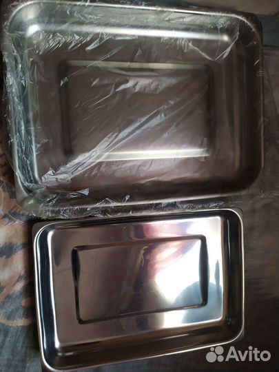 Лотки медицинские металлические. Комплект