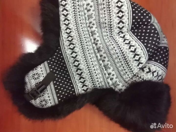 Шапка ушанка женская